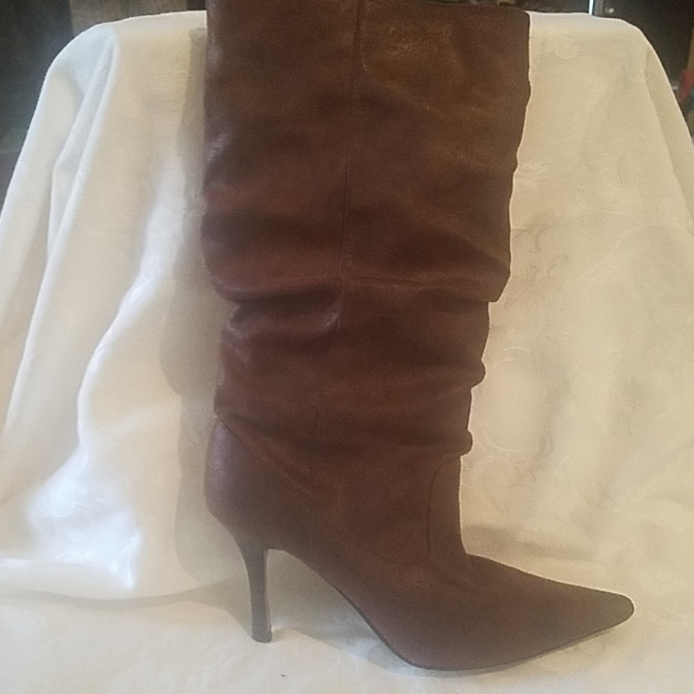 Brown Slouch boots Size 7.5
